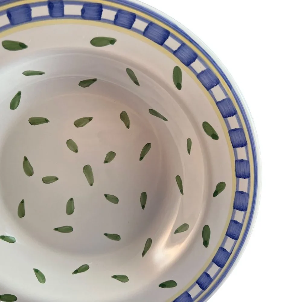 Williams Sonoma Tournesol Soup Pasta Bowl Hand Painted Italy